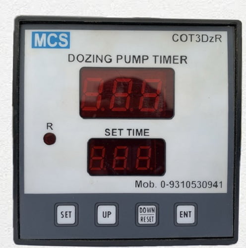Dosing pump timer