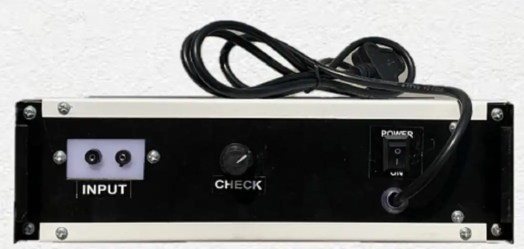 Conductivity Meter Table Top back