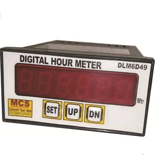 Industrial Hour Meter with 6 digit LED display and relay output